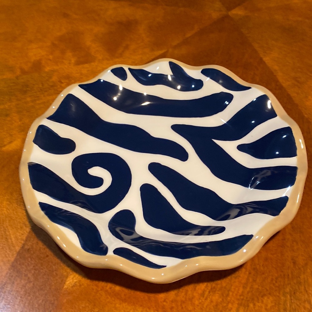 Coton Color Happy Everything Ruffle Salad Plate